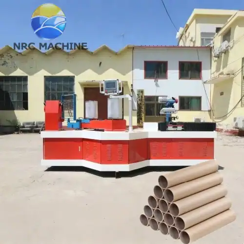 NRC150C small cardboard tube making machine with servo motor