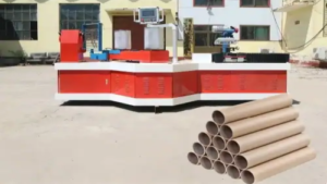 NRC150C small cardboard tube making machine with two heads