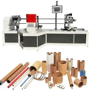 máquina de fabricación de tubos de papel en espiral de buena calidad