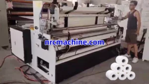 High Speed Toilet Paper Roll Converting Machine