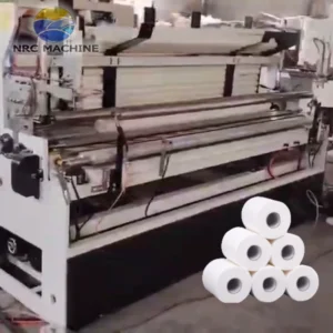 High Speed Toilet Paper Roll Converting Machine