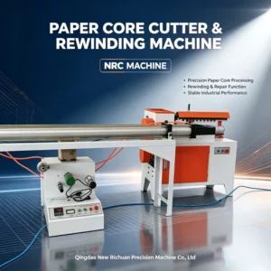 paper core cutter of adhesive tape making machine