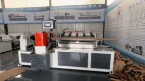 spiral paper tube winding machine with five cutters
