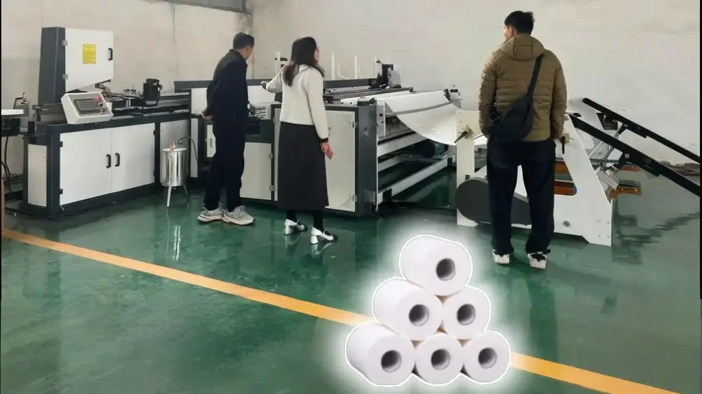 Toilettenpapierherstellungsmaschine für Kleinunternehmen