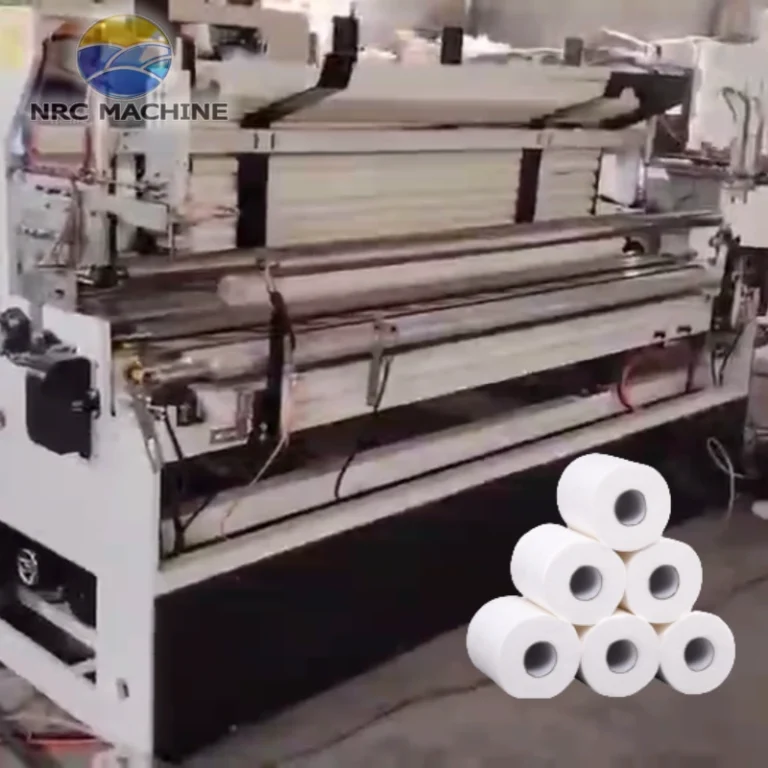 High Speed Toilet Paper Roll Converting Machine