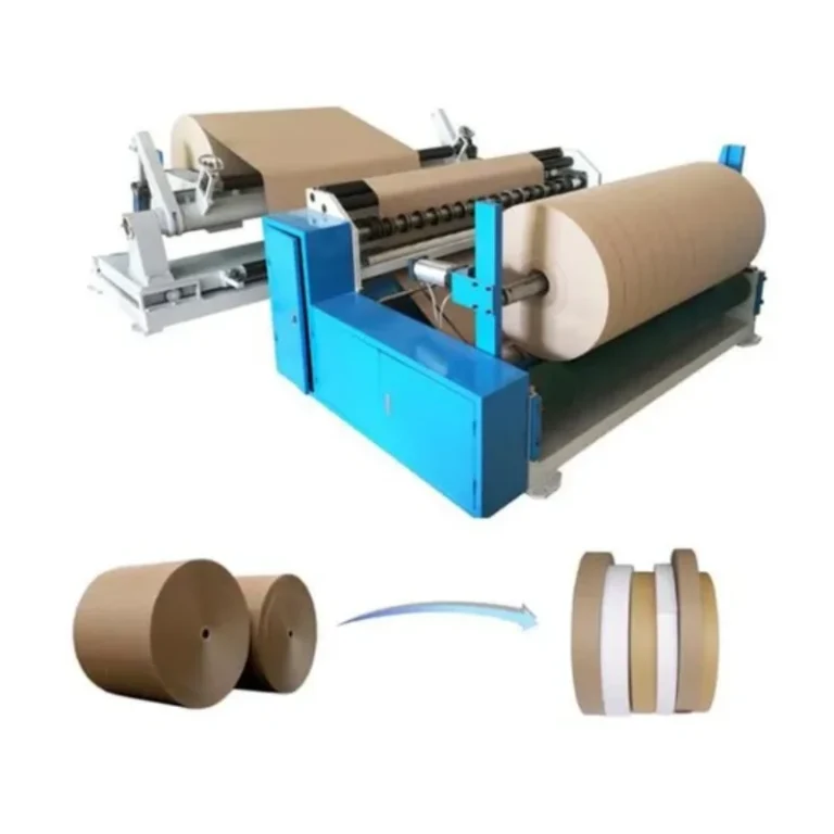 automatic paper slitting and rewinding machine