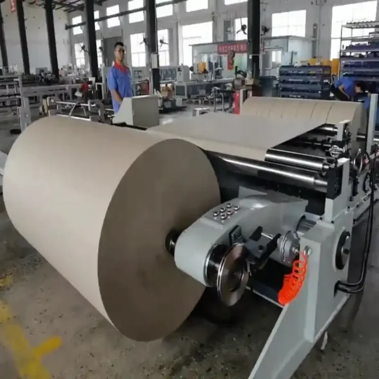 Kraft Paper Jumbo Rolls Slitting Machine (1)