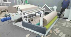 paper roll slitting machine