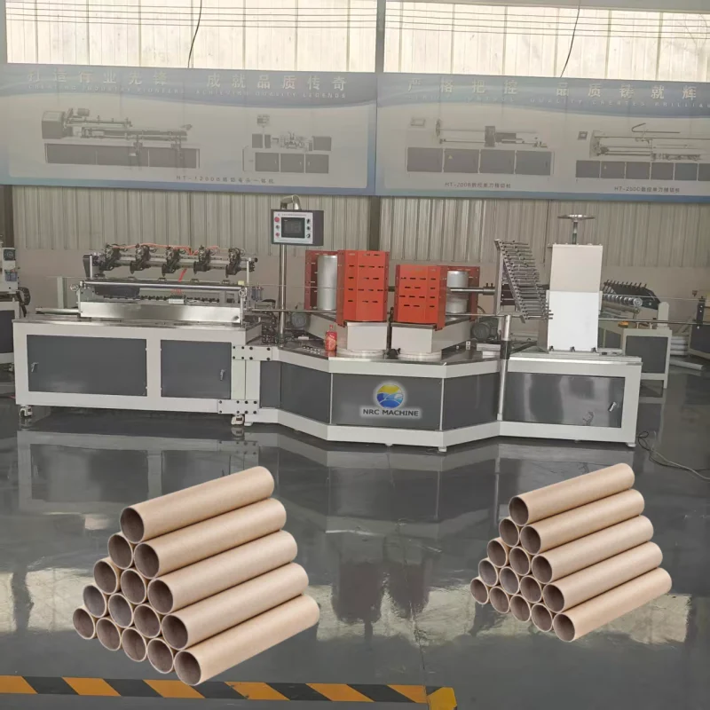 Four Heads Paper Tube Machine With Multi Cutters