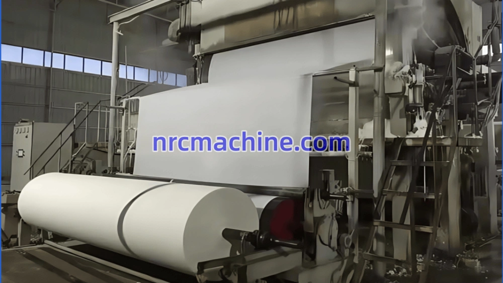 Waste Paper Recycling Pulp Parent Tissue Paper Making Machine