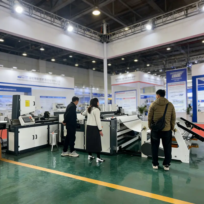 High Speed Roll Converting Machine For Making Toilet Paper