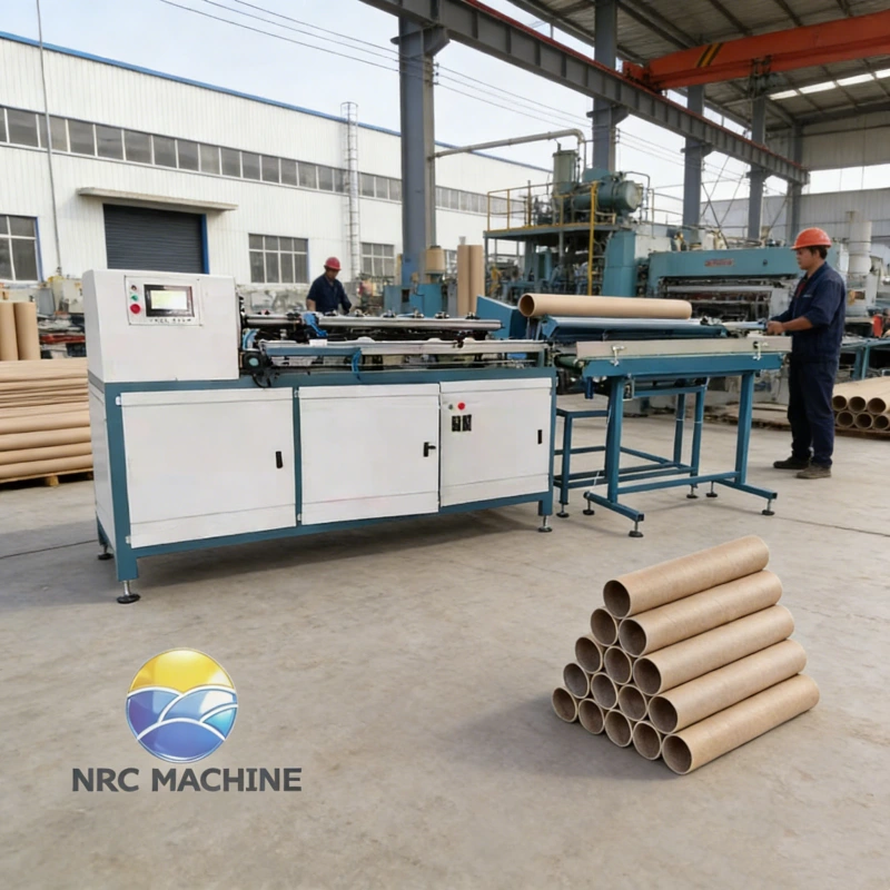 Multi Blades Paper Tube Cutting Machine Full Automatic