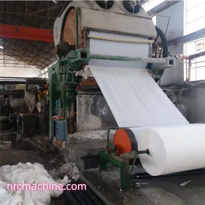 Waste Paper Recycling Machine To Make Toilet Tissue Roll