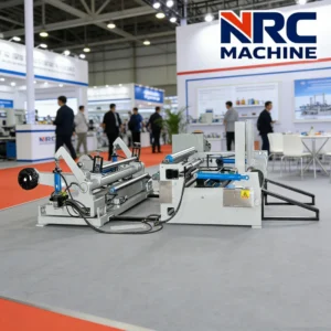 Equipo cortador y rebobinador de rollos de papel