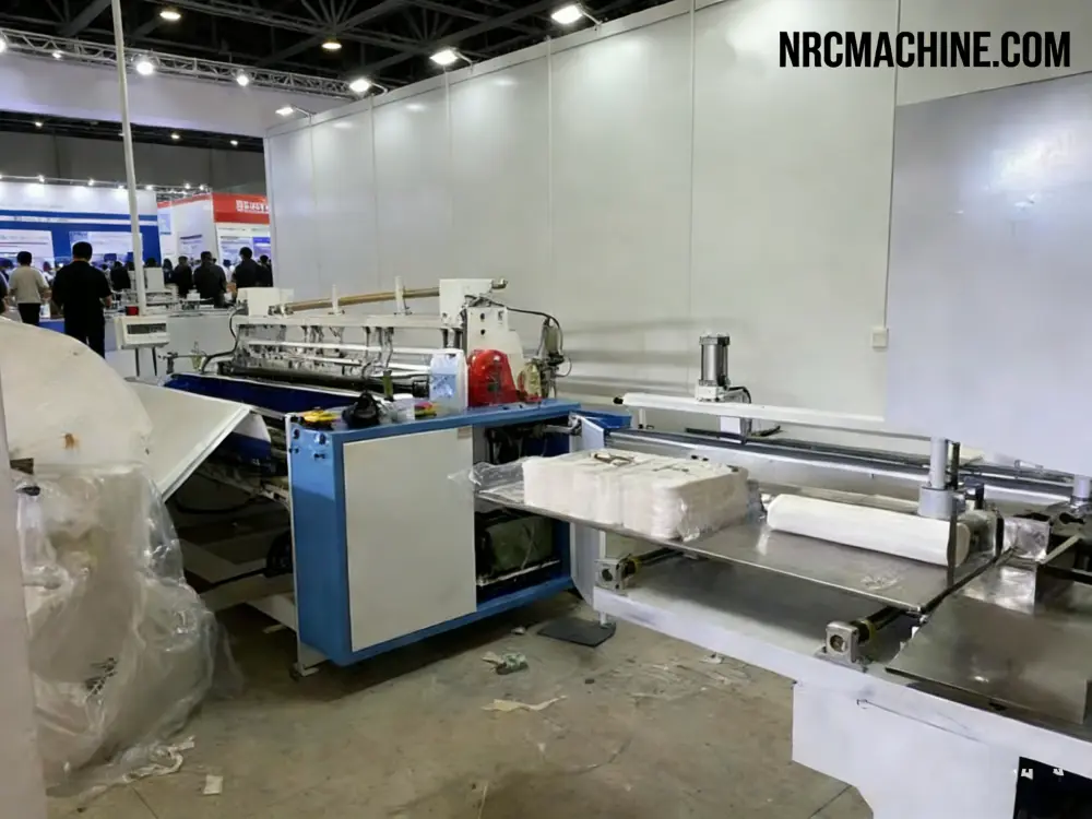 Premium Paper Toilet Machine For Making Hygiene Tissue Rolls from NRC MACHINE