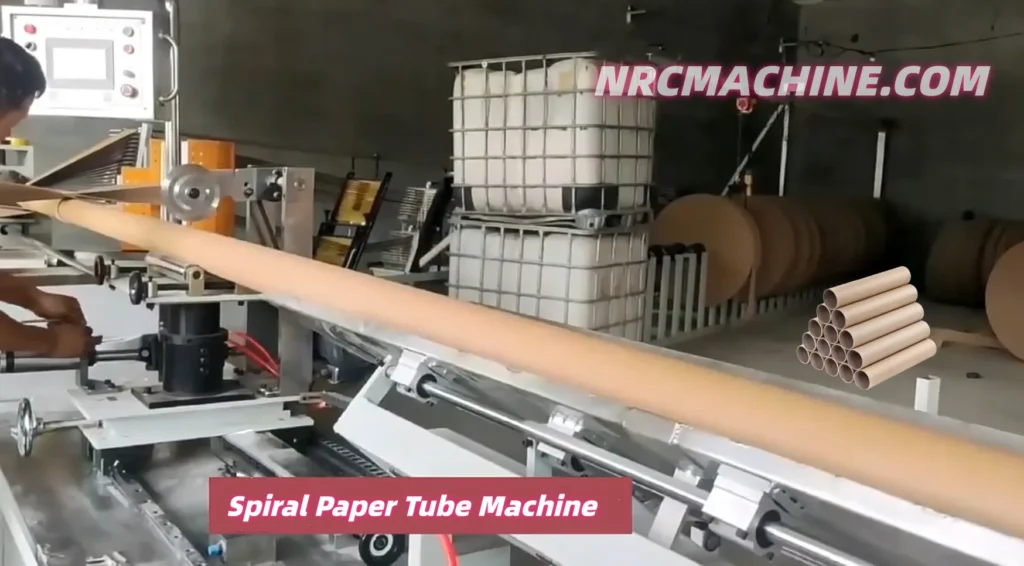 High Efficiency Spiral Paper Tube Machine: CNC Solution by NRC MACHINE for Recycling & Precision