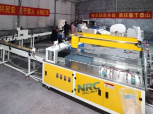 Full automatic toilet paper manufacturing equipment by NRC for daily-use tissue rolls