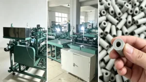 Customer use of Parallel Paper Tube Machine Mexio