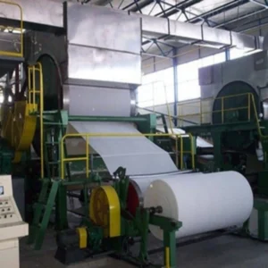 machine voor het vormen van toiletpapier uit bamboepulp