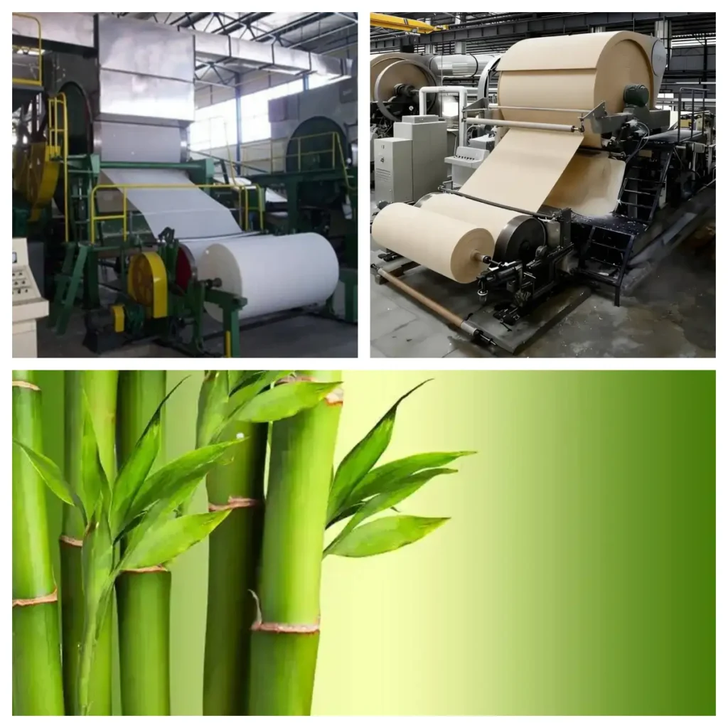 volledige bamboe pulp toiletpapier molen machine