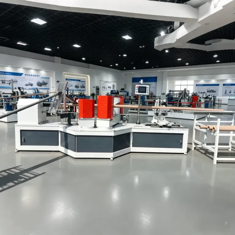 full picture of NRC200 spiral carton tube production machine