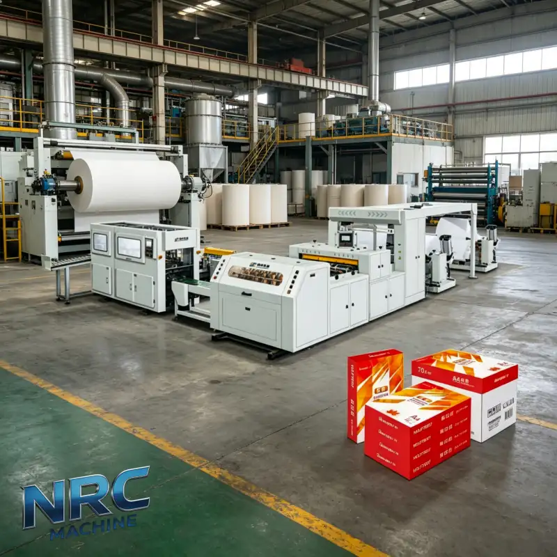 3 reams per minute fully automatic a4 paper making machine - nrc machine