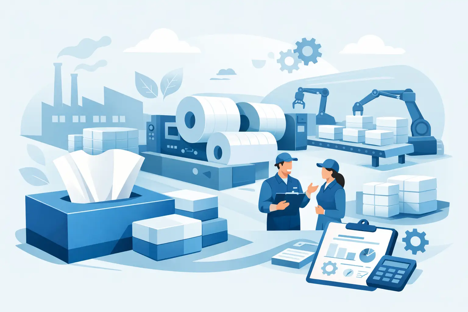 how to start a facial tissue manufacturing business - nrc machine