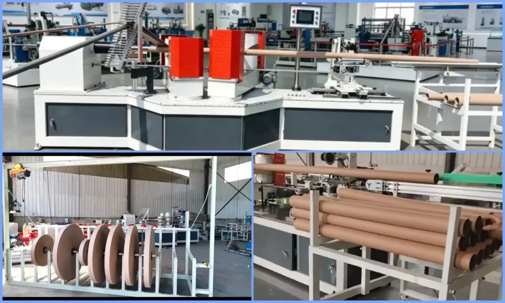 nrc200 spiral carton tube production machine
