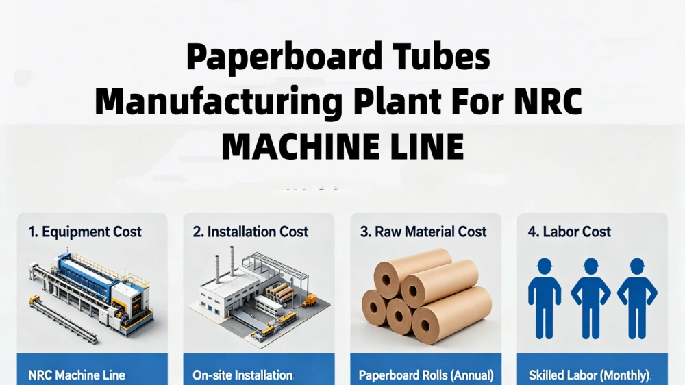 coût de l'usine de fabrication de tubes en carton pour la ligne de machine nrc - machine nrc