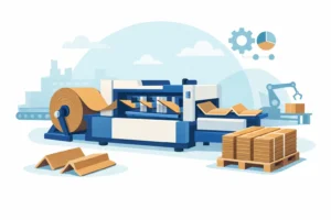 Wat is een papierhoekkartonmachine?