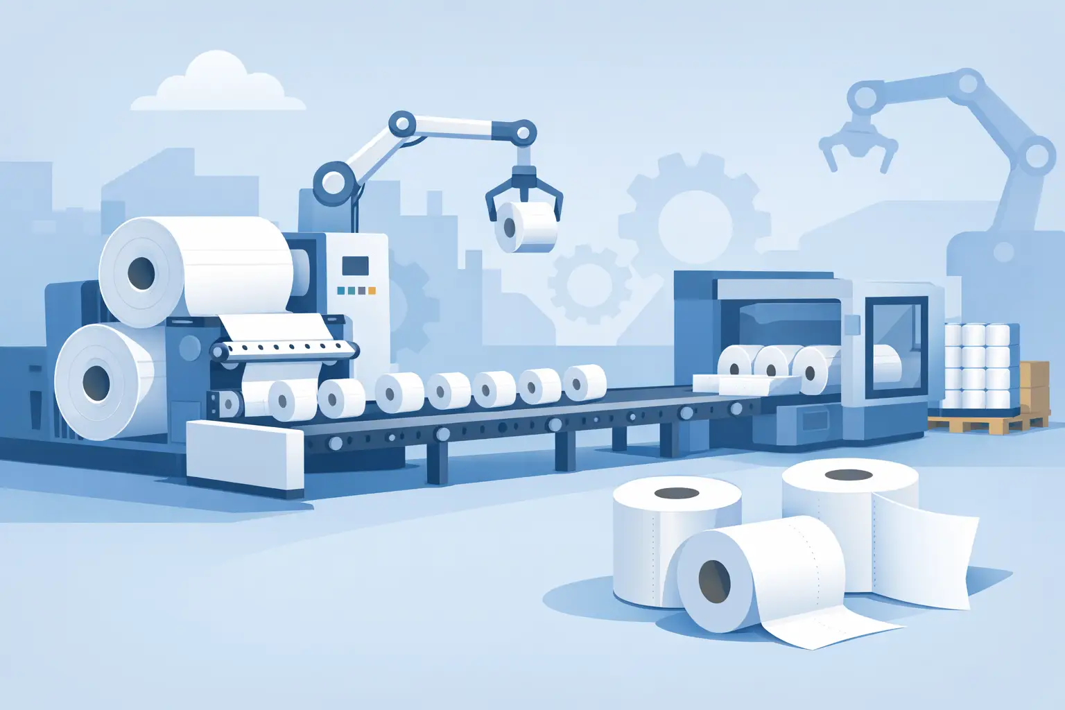 what machine makes toilet paper rolls - nrc machine