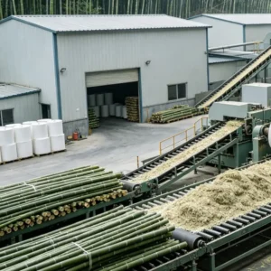 bamboo chips for making tissue paper
