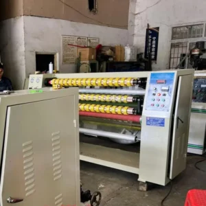 front picture slitter rewinder of adhesive tape making machine