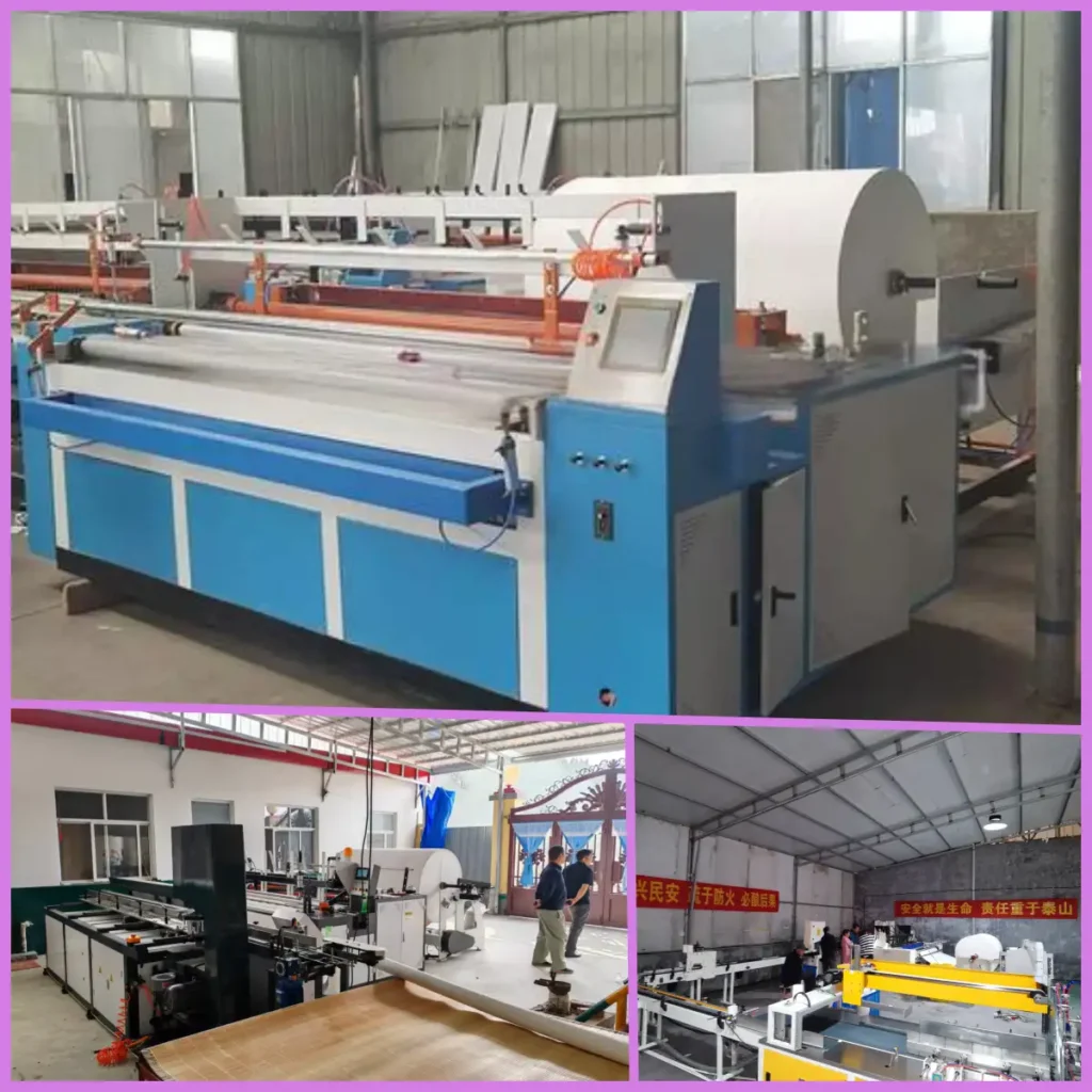 W pełni automatyczna linia do produkcji papieru toaletowego - najlepszy przewodnik maszyna nrc full picture of fully automatic toilet paper production line
