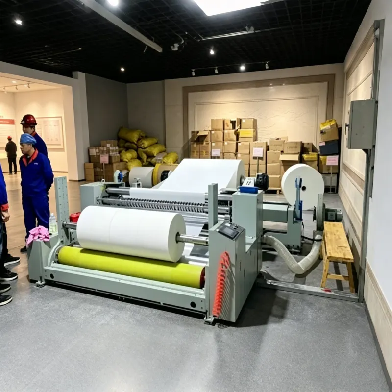 high efficiency jumbo roll slitter rewinder machine by nrc machine - nrc machine