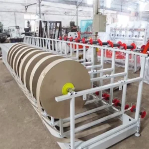 paper rolls rack of spiral paper core making machine