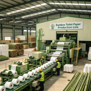 bamboo paper making machine for toilet tissue