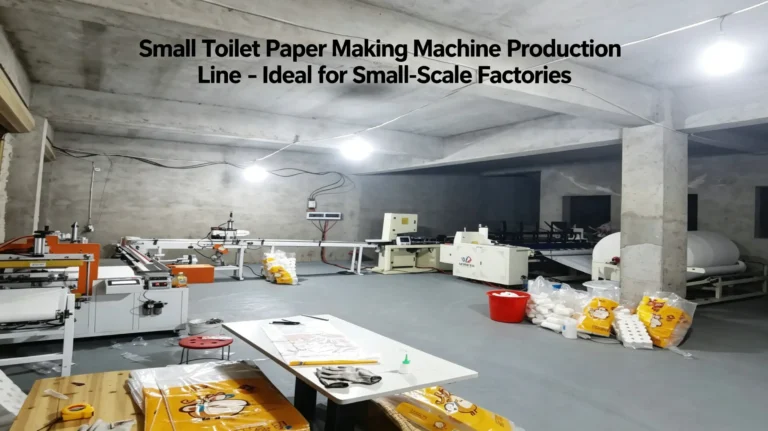 Produktionslinie für kleine Toilettenpapiermaschinen