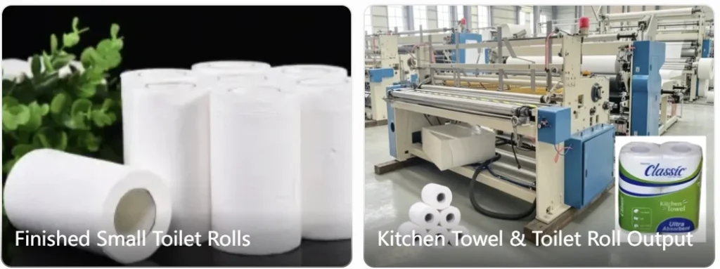 automatic toilet paper manufacturing process line
