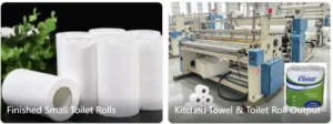 jalur produksi kertas toilet otomatis