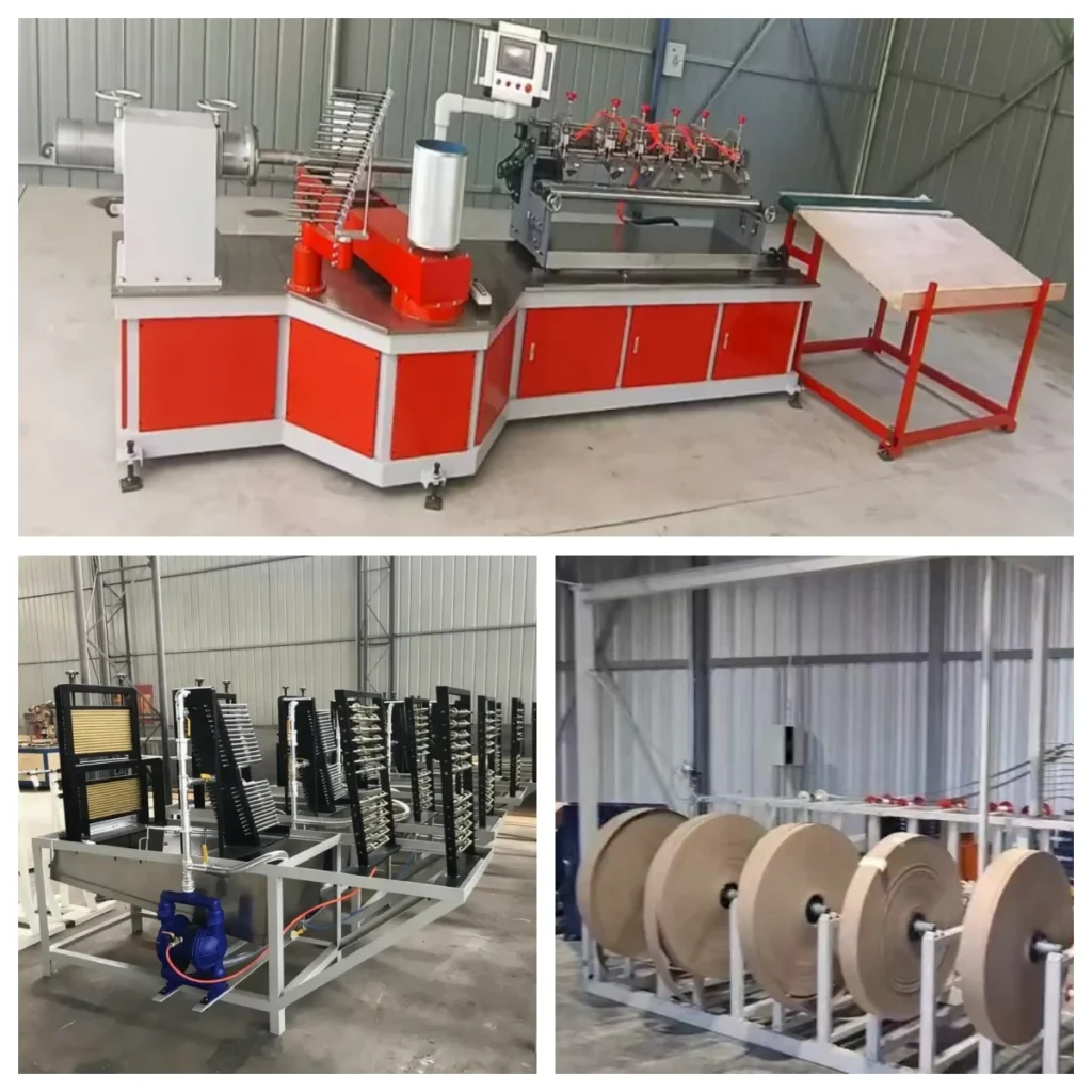 d multi-blades tube making machine for spiral paper core nrc machine full line of 150d multi-blades tube making machine