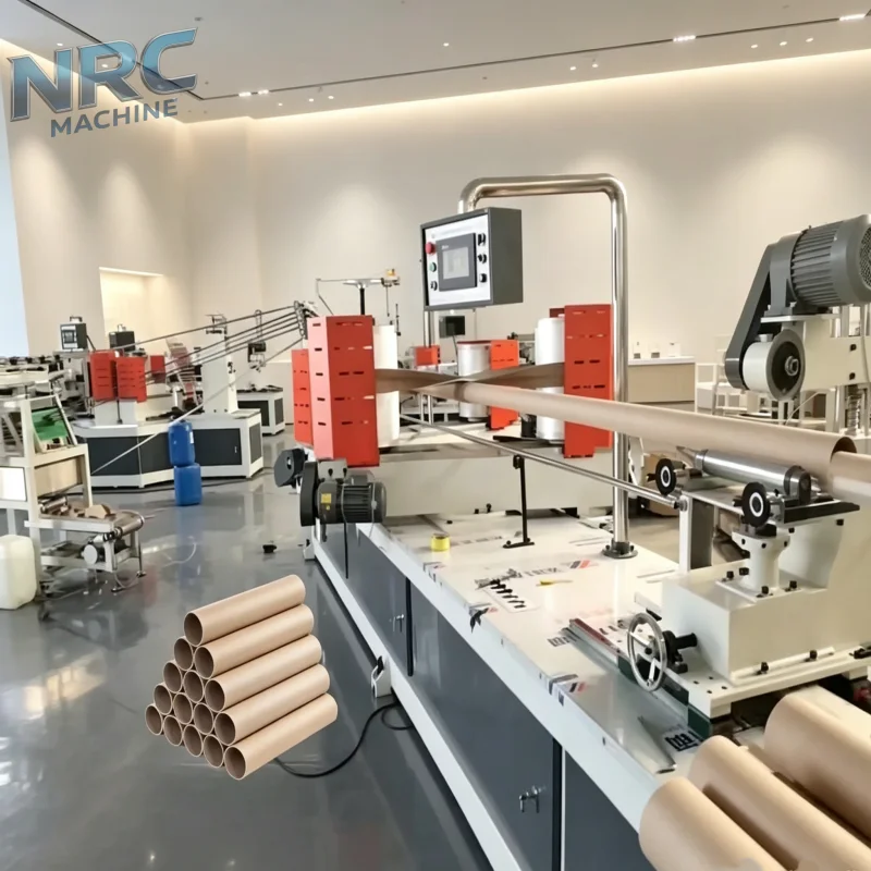 Macchina automatica nrc200 per la produzione di tubi in cartone - Macchina nrc