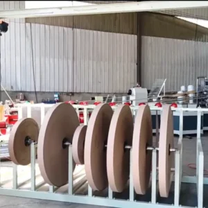 paper rolls rack of nrcd industrial multi-blades paper tube line