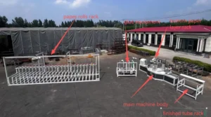 frame of nrc spiral winding durable paper tube machine