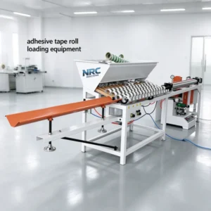 adhesive tape roll loading equipment