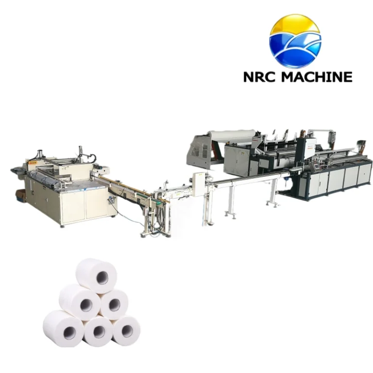 full line toilet paper making machine For Angola made by NRC MACHINE
