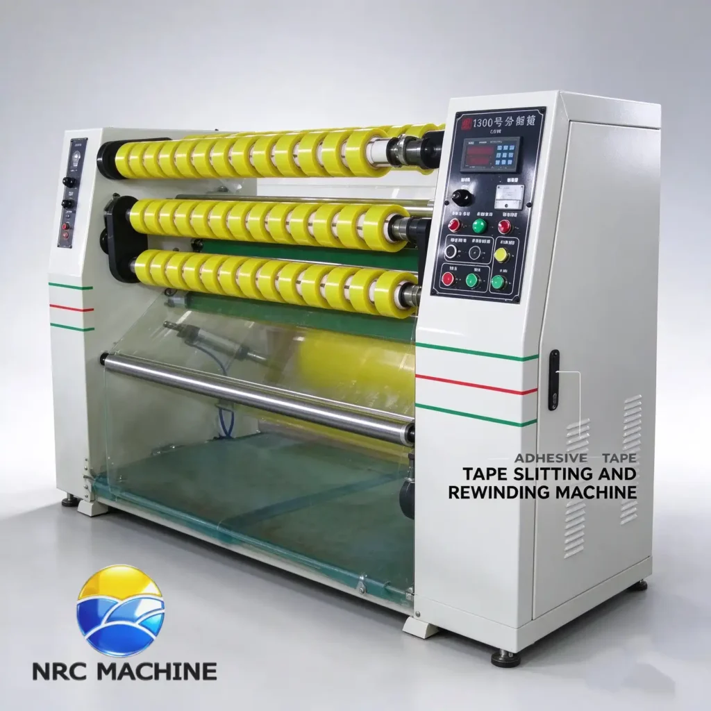 nrc1300 adhesive tape slitting and rewinding machine supplier - nrc machine