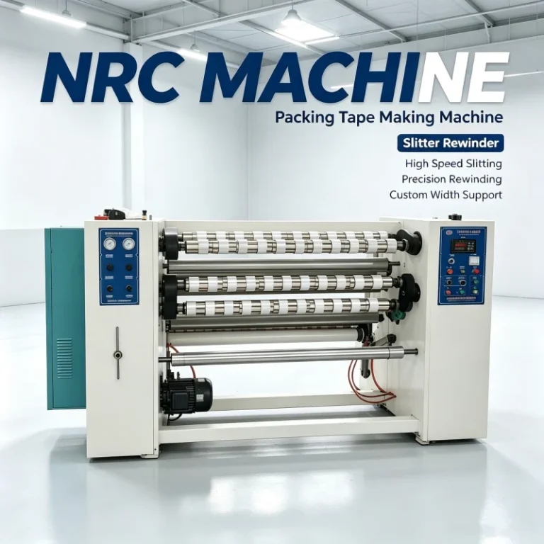 NRC MACHINE: slitter rewinder of packing tape making machine