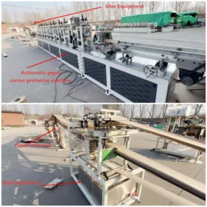 details display of factory show nrc automatic paper corner protector machine
